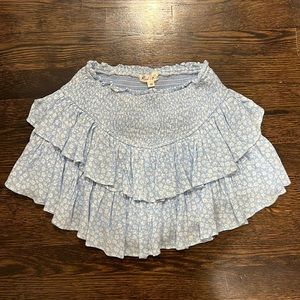 SUNSHINE DAYDREAM SKIRT ★ BABY BLUE FLORAL